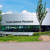 Neubau Porsche Zentrum in Pforzheim von Schreiber Stahlbau