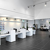 Ausstellung für ein Autohaus in Neuss von Schreiber Stahlbau