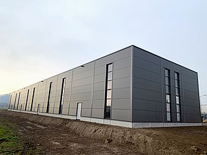 Neubau einer Stahlhalle in Hilden