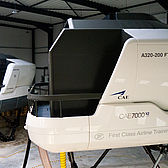 Stahkonstruktion Schreiber Stahlbau Innenbereich TFC Essen Simulator Spindeltreppe