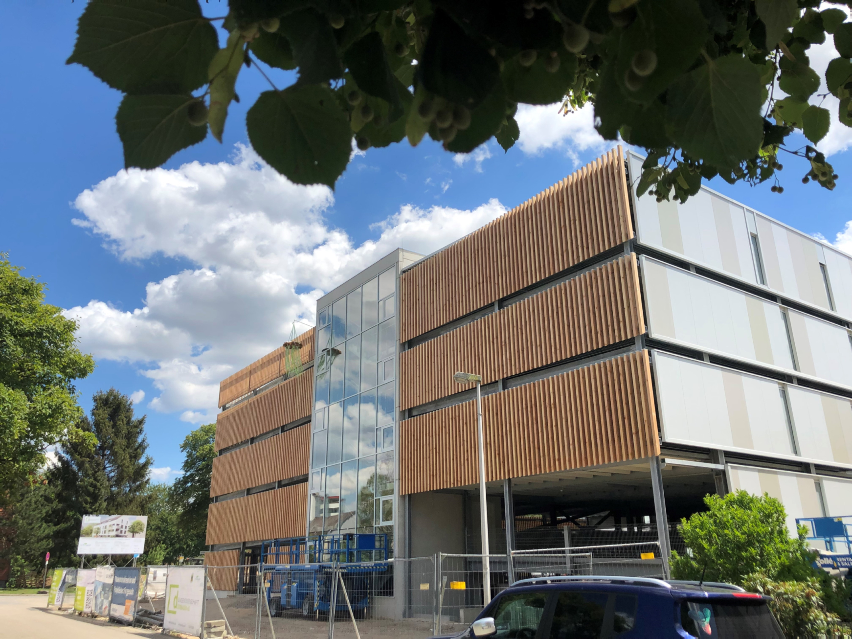 Schreiber Stahlbau Parkhaus Baugenossenschaft Dormagen